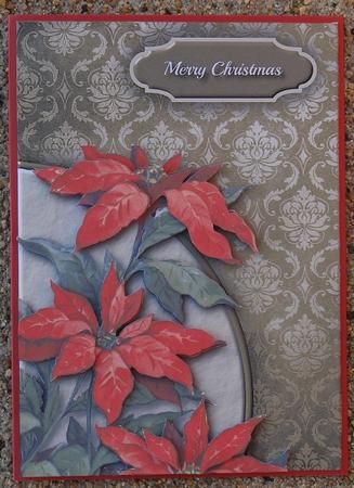 Poinsettias Quick Card by Giselle Topper