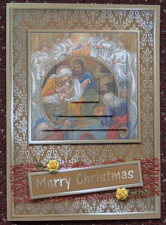 Nativity Scene Quick Card by Giselle Topper