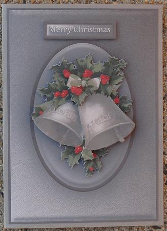 Holly & Bells Quick Card by Giselle Topper