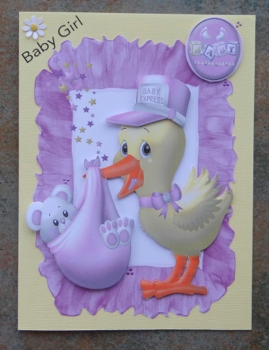 Special Delivery a Cute Baby Girl! by Giselle Topper