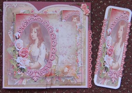 Vintage Girl Bookmark by Giselle Topper