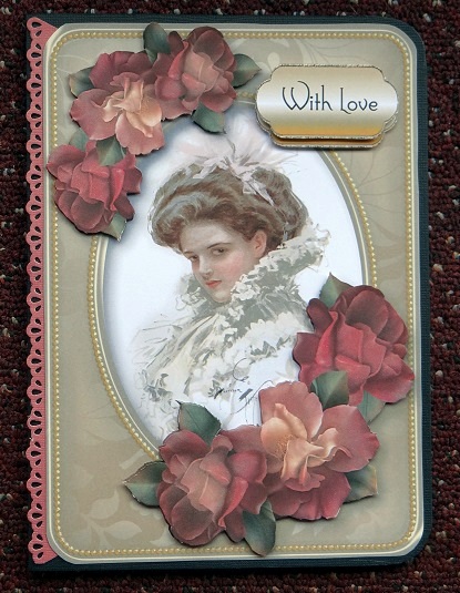 Vintage Beauty with Gorgeous Blush Roses by Giselle Topper