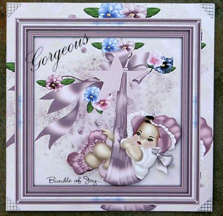 8x8 Baby Girl by Giselle Topper