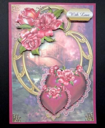 Hearts and Flowers - Glory Rose by Giselle Topper