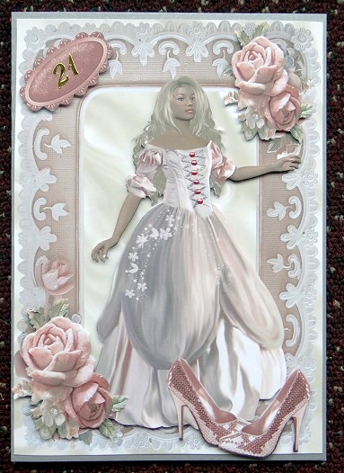 Beautiful Princess with Sparkle Shoes by Giselle Topper