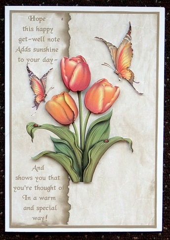 Beautiful Tulips Get Well by Giselle Topper