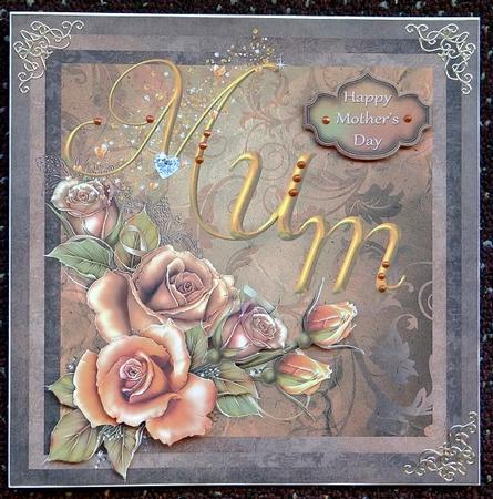 Autumn Roses for Mum Step by Step by Giselle Topper