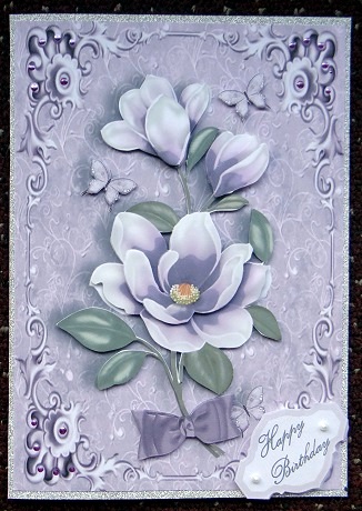 Beautiful Lilac Flower Bunch by Giselle Topper