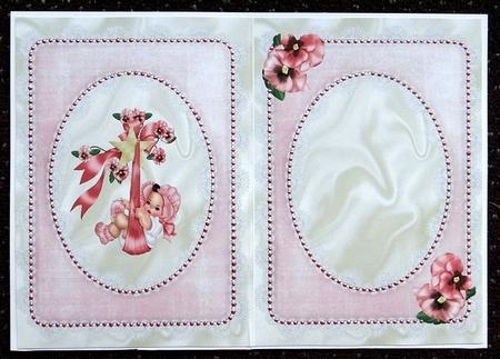 Baby Girl with a Cute Little Curl A5 Insert by Giselle Topper