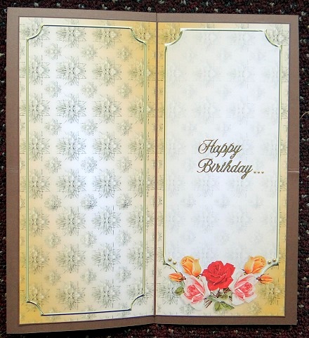Vintage Roses Dl Insert by Giselle Topper