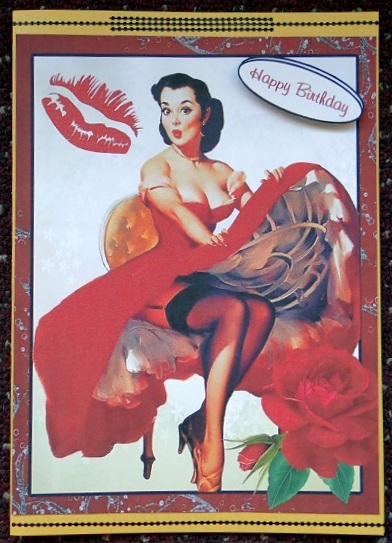 Lady in Red Quick Topper with Insert by Giselle Topper