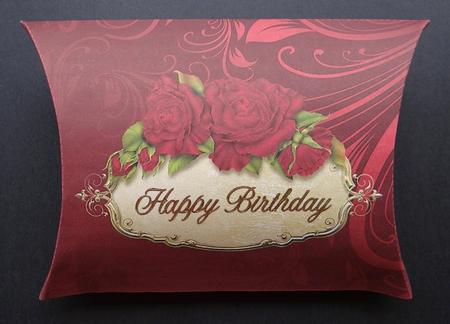 Beautiful Red Roses Pillow Box by Giselle Topper