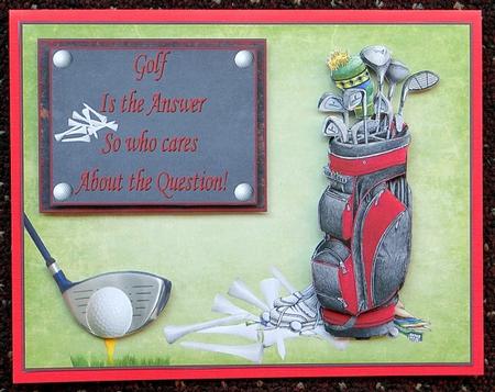 Golf is the Answer by Giselle Topper