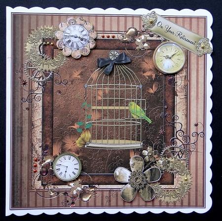 Steampunk Style Bird Cage Topper by Giselle Topper