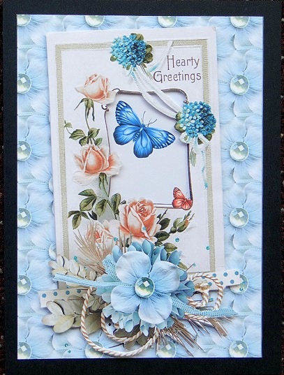 Roses Card and Insert by Giselle Topper