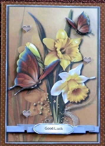 All A-flutter Card Topper by Giselle Topper