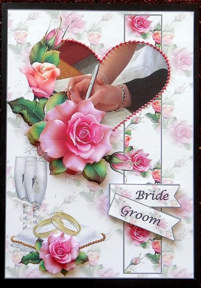 Wedding Hands and Roses by Giselle Topper