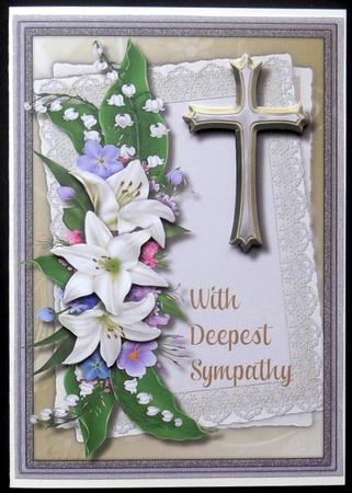 Beautiful Floral Sympathy 4, with Verse by Giselle Topper