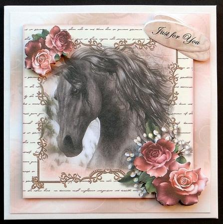 Horse & Roses by Giselle Topper