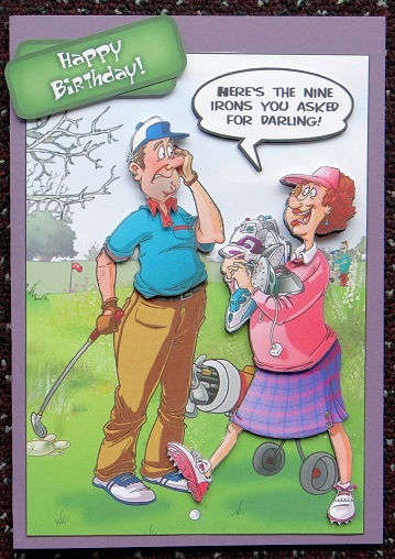 Golf Irons by Giselle Topper