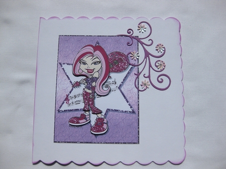 A Rock Chick for Your Birthday Teardrop Pyramid by Gitte Jensen