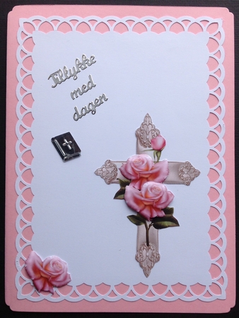 Arch Topper Roses Cross Sympathy by Gitte Jensen