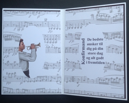 Music Man Blank Insert by Gitte Jensen