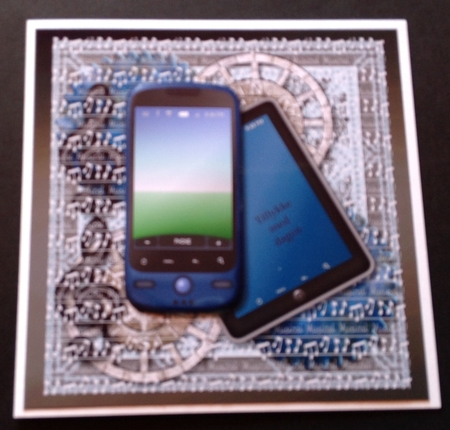 Male Card Tablet & Smartphone by Gitte Jensen