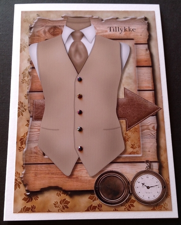 Male Card Gentleman by Gitte Jensen