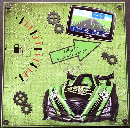 Racing cars at the ready 2 by Gitte Jensen