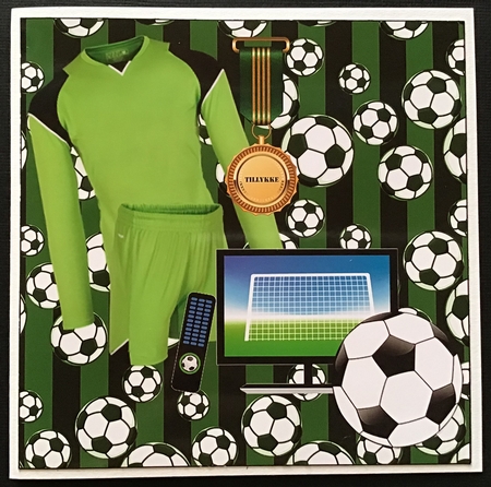 Football Paper Green 4 by Gitte Jensen