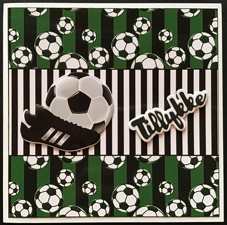 Football Paper Green 5 by Gitte Jensen