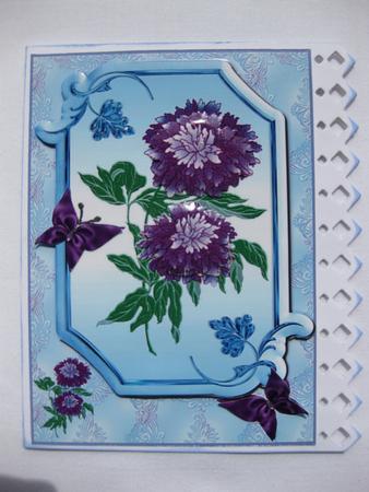 Purple Chrysanths by Gitte Jensen