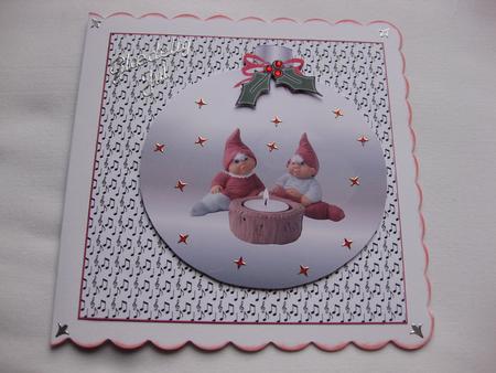 Silver Christmas Bauble Toppers by Gitte Jensen