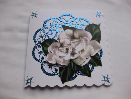 3D Decoupage Vintage Yvory Roses by Gitte Jensen