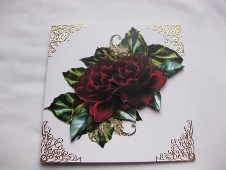3D Decoupage Antique Roses and Bows by Gitte Jensen