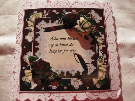 8x8 Ruby Wedding Roses by Gitte Jensen