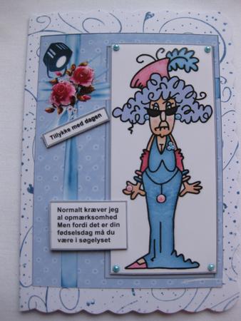 Stella Likes the Attention Quick Card by Gitte Jensen