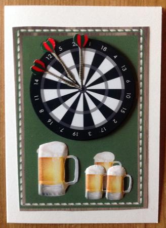 Darts and a Pint of Beer by Gitte Jensen