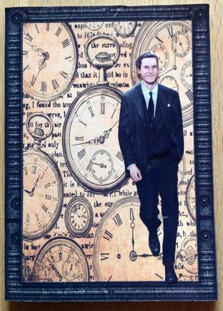Art Deco Gentleman Antonio (black) Decoupage Sheet by Gitte Jensen