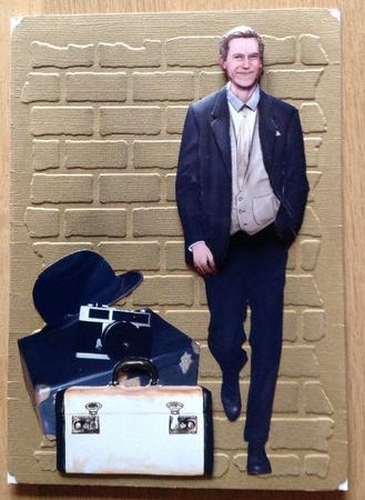 Art Deco Gentleman Antonio (cream) Decoupage Sheet by Gitte Jensen