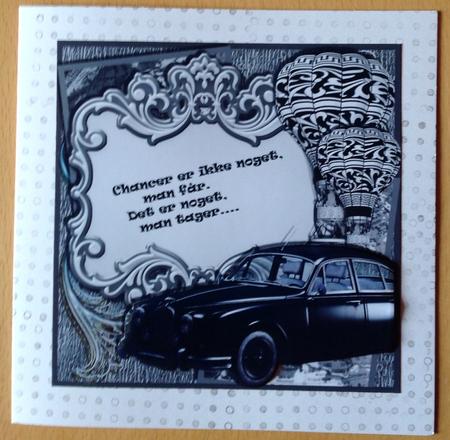 Large Fancy Panel - Gentlemans Outing - Silver by Gitte Jensen
