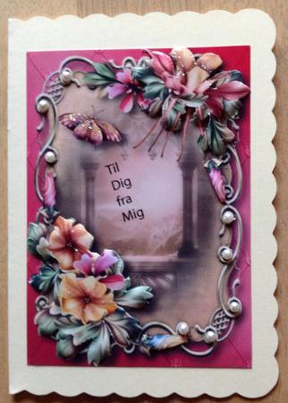 Fleur De La Foret Golden Scene in Pink by Gitte Jensen