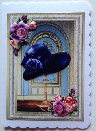Beautiful Hat and English Roses  by Gitte Jensen