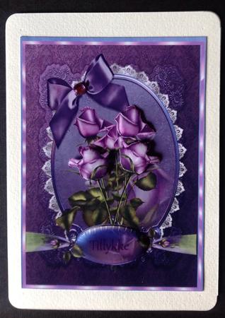 Beautiful Lavender Roses by Gitte Jensen