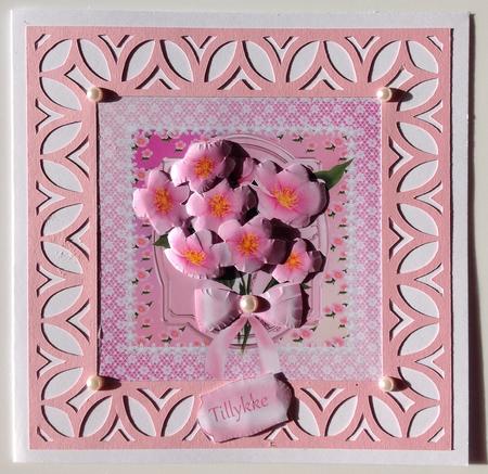 Flowers and Lace - Pink Anemones by Gitte Jensen
