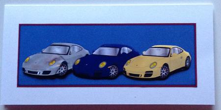 Fathers Day Porsches Large Dl by Gitte Jensen