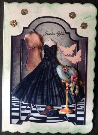 Screen Card Vintage Dress by Gitte Jensen