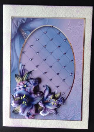 Beautiful Wynter Lilies, Frame & Flowers by Gitte Jensen