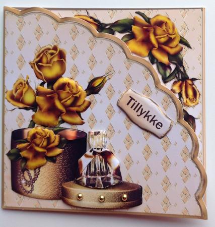 Golden Gifts - Shell Front Card Mini Kit by Gitte Jensen
